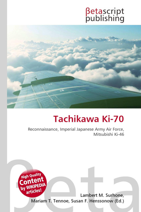 Kniha Tachikawa Ki-70 Mariam T. Tennoe