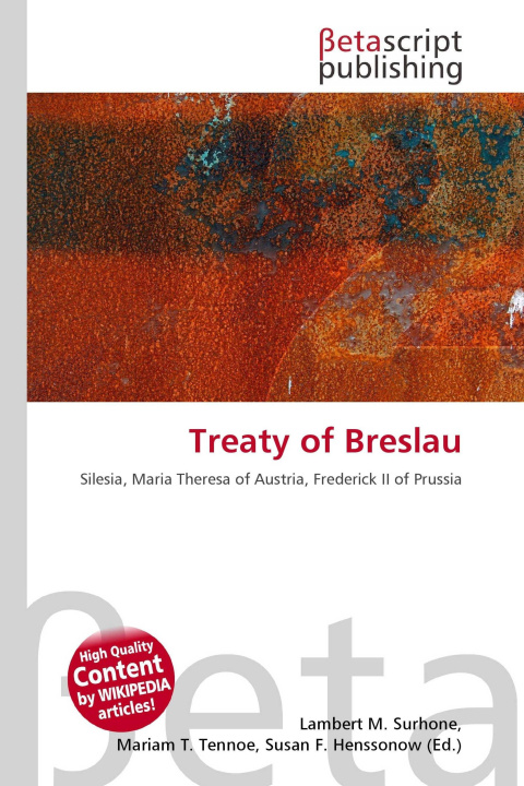 Kniha Treaty of Breslau Mariam T. Tennoe