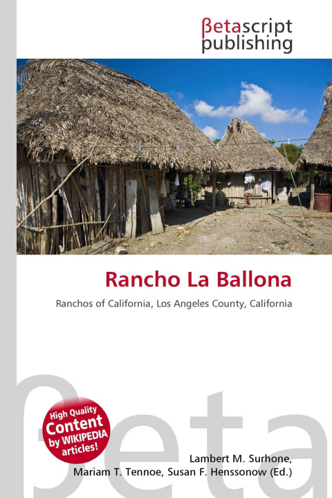 Carte Rancho La Ballona Mariam T. Tennoe