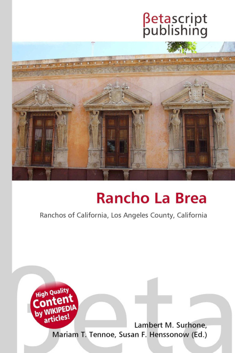 Kniha Rancho La Brea Mariam T. Tennoe