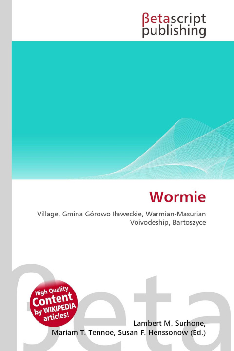 Kniha Wormie Mariam T. Tennoe