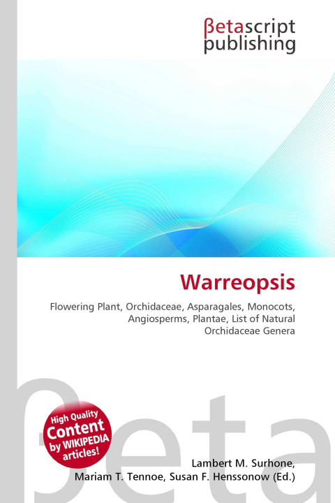 Kniha Warreopsis Mariam T. Tennoe