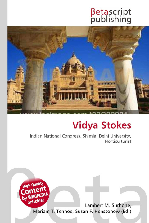 Knjiga Vidya Stokes Mariam T. Tennoe