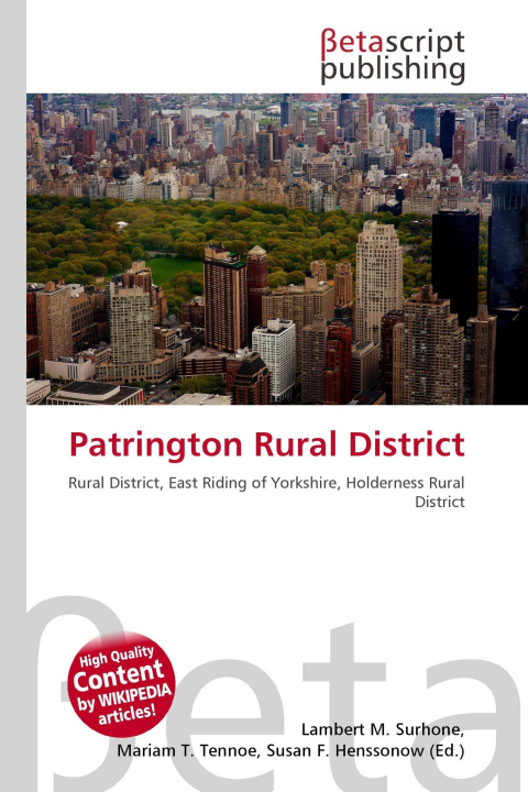 Kniha Patrington Rural District Mariam T. Tennoe