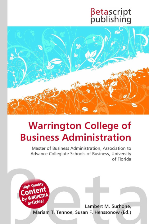 Knjiga Warrington College of Business Administration Mariam T. Tennoe