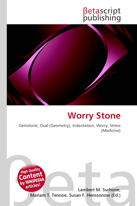 Kniha Worry Stone Mariam T. Tennoe
