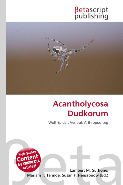 Kniha Acantholycosa Dudkorum Mariam T. Tennoe