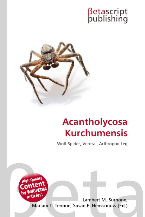 Kniha Acantholycosa Kurchumensis Mariam T. Tennoe