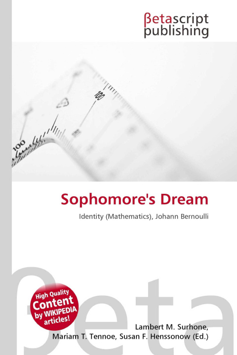 Kniha Sophomore's Dream Mariam T. Tennoe