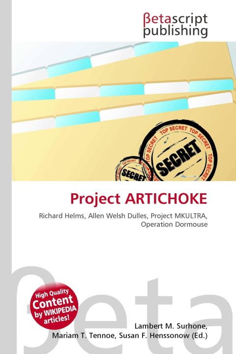 Kniha Project ARTICHOKE Mariam T. Tennoe