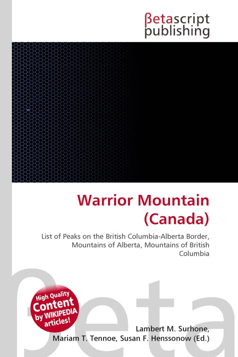 Kniha Warrior Mountain (Canada) Mariam T. Tennoe