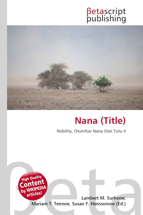 Kniha Nana (Title) Mariam T. Tennoe