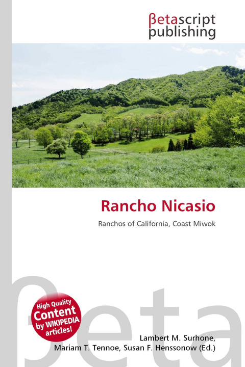 Kniha Rancho Nicasio Mariam T. Tennoe