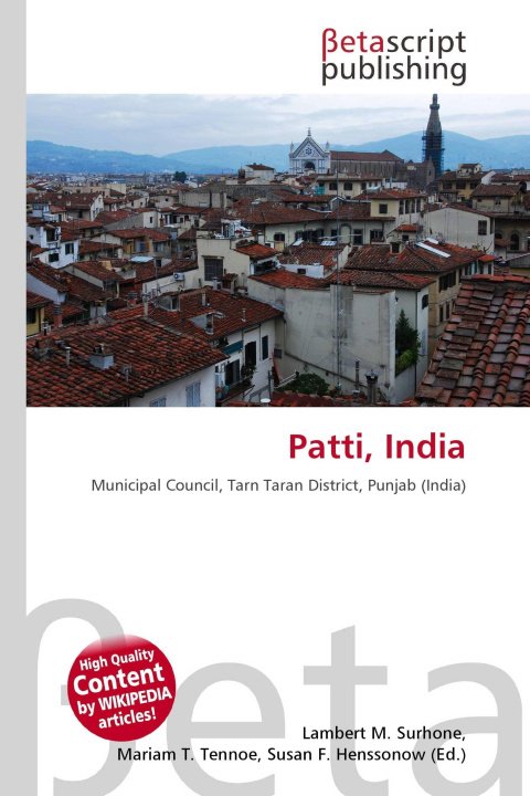 Kniha Patti, India Mariam T. Tennoe