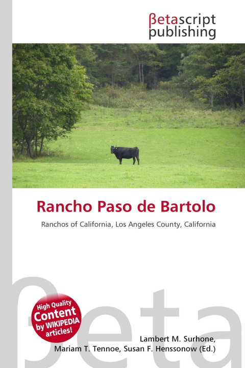 Kniha Rancho Paso de Bartolo Mariam T. Tennoe