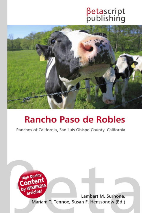 Kniha Rancho Paso de Robles Mariam T. Tennoe