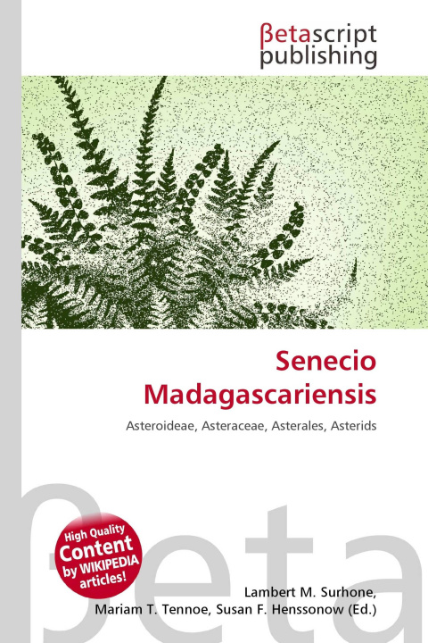Kniha Senecio Madagascariensis Mariam T. Tennoe