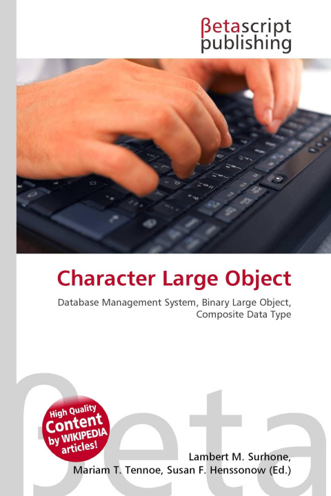Kniha Character Large Object Mariam T. Tennoe