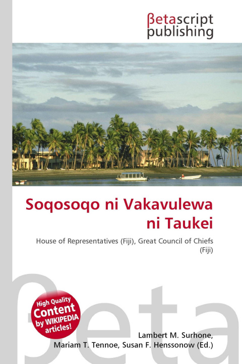 Kniha Soqosoqo ni Vakavulewa ni Taukei Mariam T. Tennoe