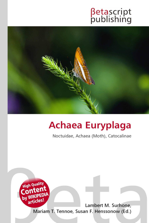 Könyv Achaea Euryplaga Mariam T. Tennoe
