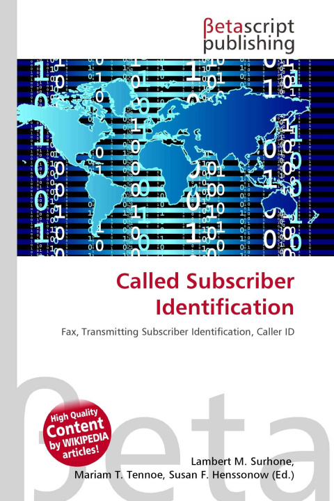 Könyv Called Subscriber Identification Mariam T. Tennoe