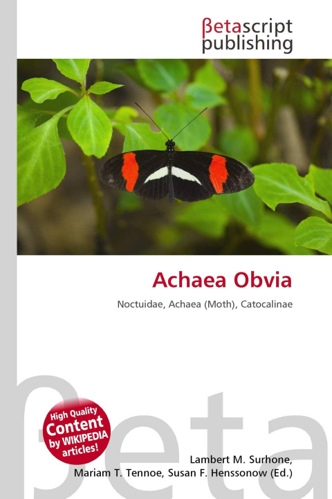 Kniha Achaea Obvia Mariam T. Tennoe