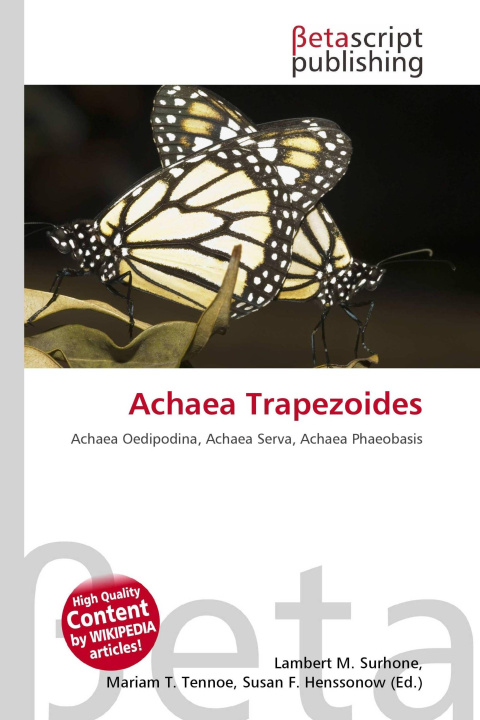 Kniha Achaea Trapezoides Mariam T. Tennoe