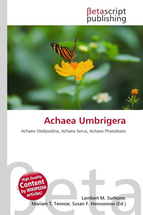 Knjiga Achaea Umbrigera Mariam T. Tennoe
