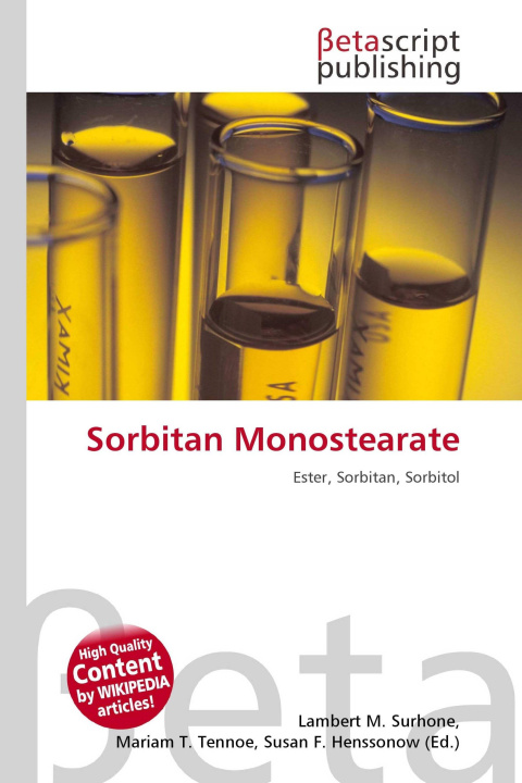 Kniha Sorbitan Monostearate Mariam T. Tennoe