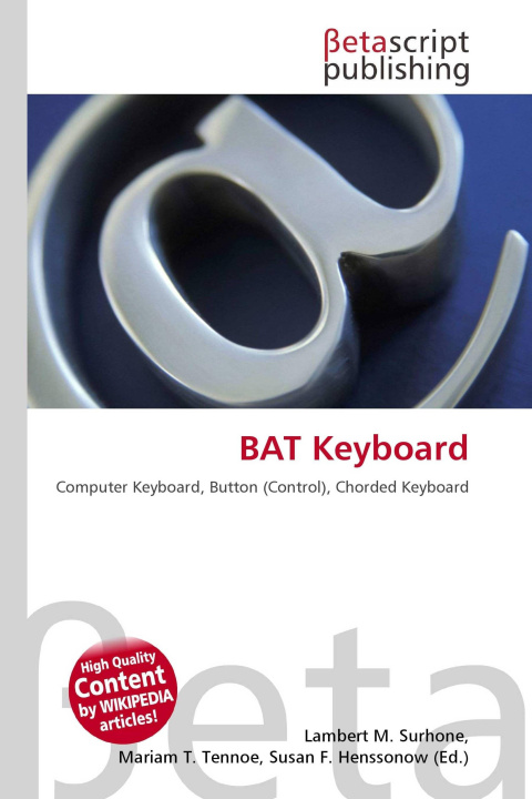 Kniha BAT Keyboard Mariam T. Tennoe