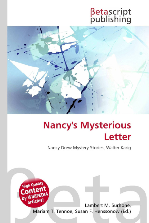 Carte Nancy's Mysterious Letter Mariam T. Tennoe