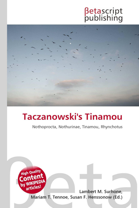 Carte Taczanowski's Tinamou Mariam T. Tennoe