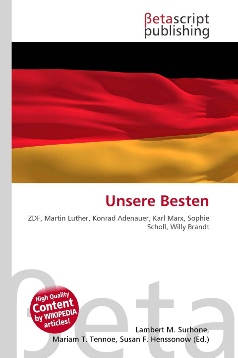 Kniha Unsere Besten Mariam T. Tennoe