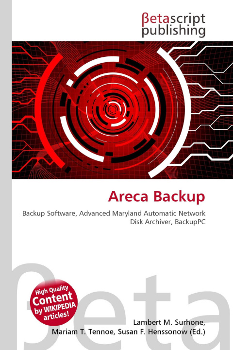 Kniha Areca Backup Mariam T. Tennoe