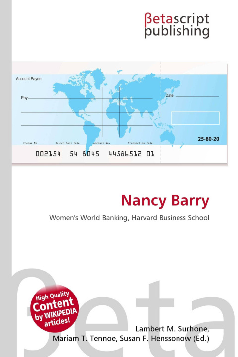 Kniha Nancy Barry Mariam T. Tennoe