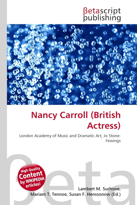Carte Nancy Carroll (British Actress) Mariam T. Tennoe