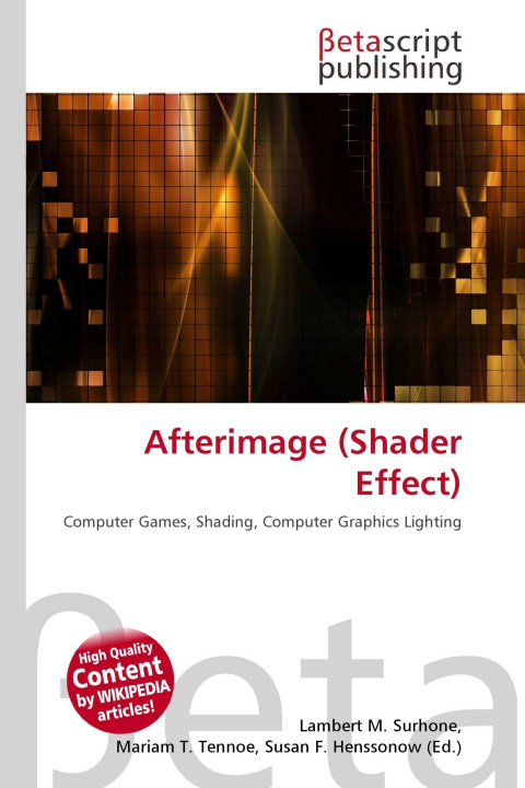 Kniha Afterimage (Shader Effect) Mariam T. Tennoe