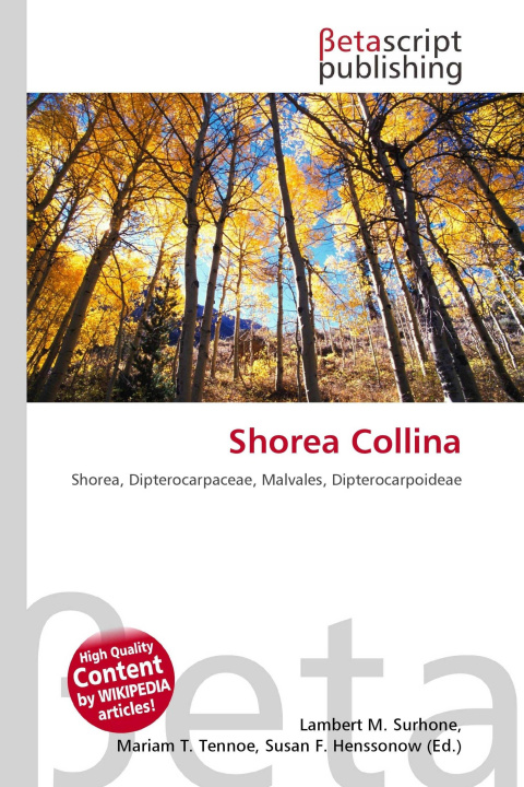 Kniha Shorea Collina Mariam T. Tennoe