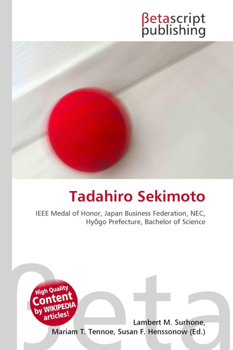 Kniha Tadahiro Sekimoto Mariam T. Tennoe