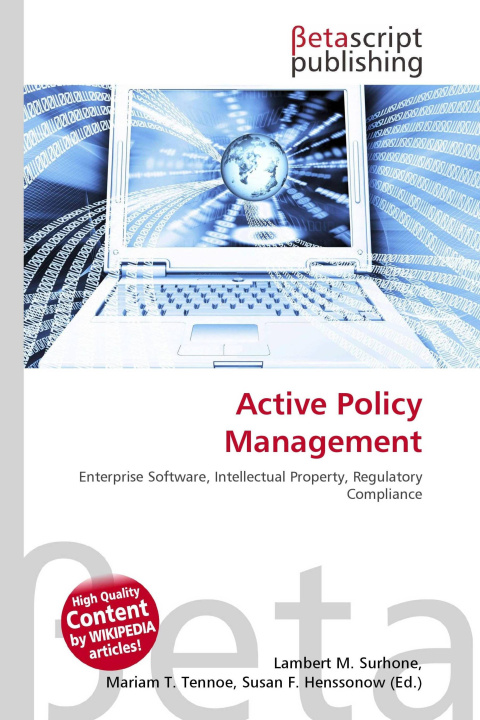 Kniha Active Policy Management Mariam T. Tennoe