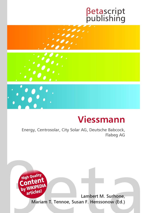 Kniha Viessmann Mariam T. Tennoe