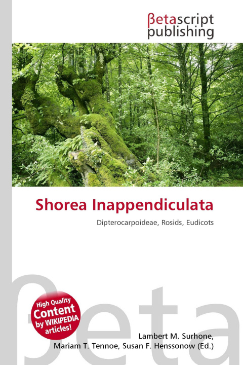 Kniha Shorea Inappendiculata Mariam T. Tennoe