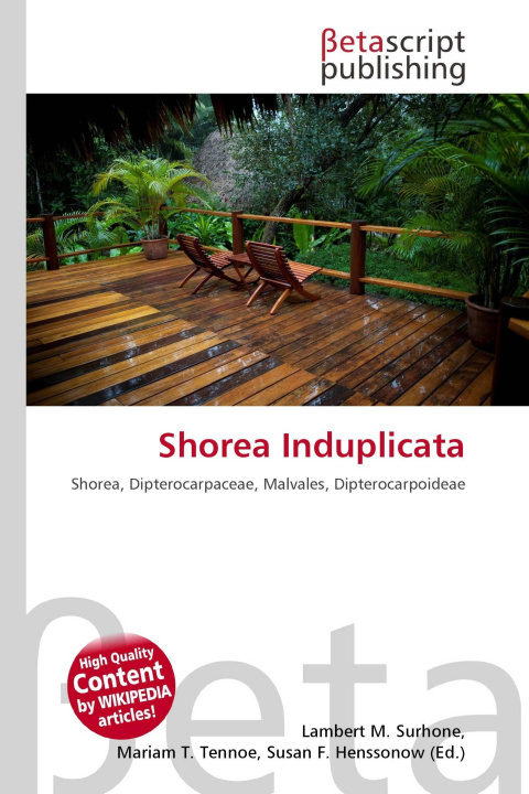 Kniha Shorea Induplicata Mariam T. Tennoe