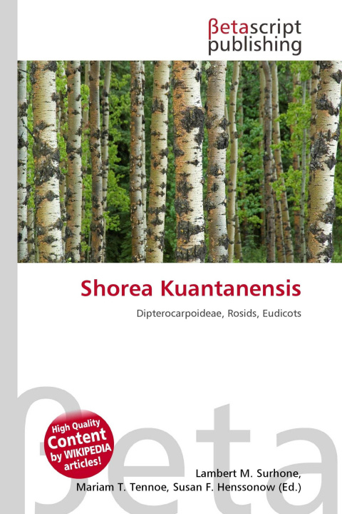 Kniha Shorea Kuantanensis Mariam T. Tennoe
