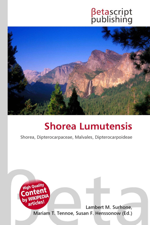 Kniha Shorea Lumutensis Mariam T. Tennoe