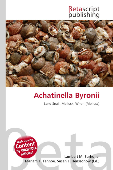 Kniha Achatinella Byronii Mariam T. Tennoe