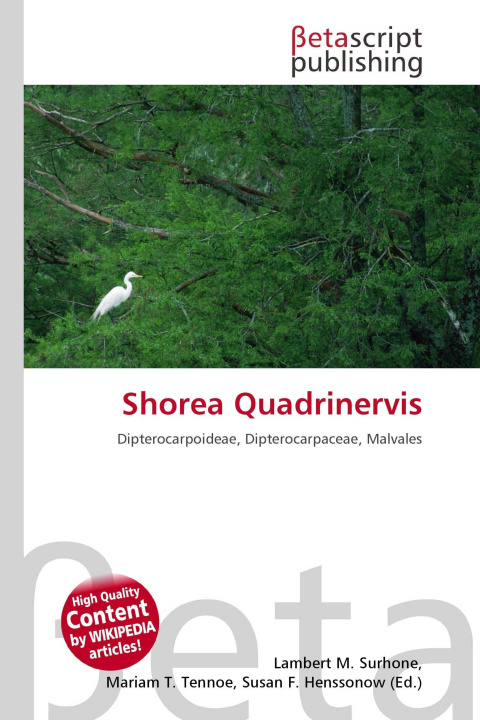 Kniha Shorea Quadrinervis Mariam T. Tennoe