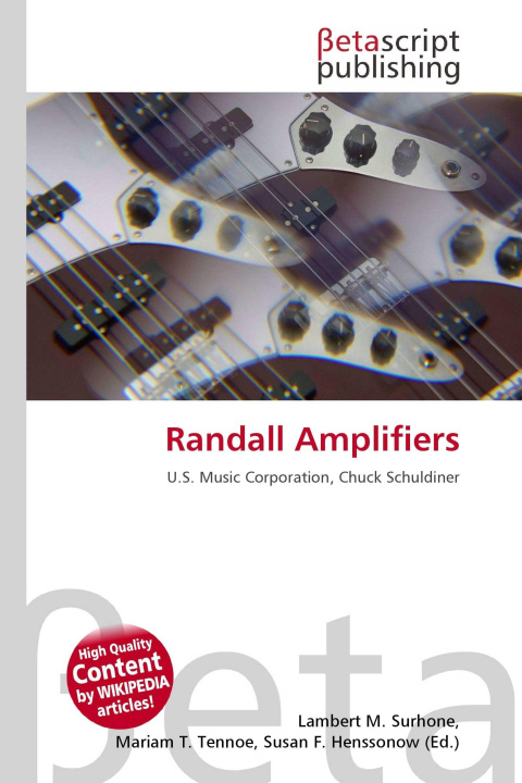 Kniha Randall Amplifiers Mariam T. Tennoe