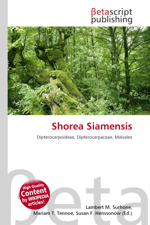 Kniha Shorea Siamensis Mariam T. Tennoe