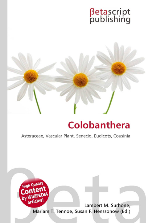 Kniha Colobanthera Mariam T. Tennoe